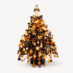 🎄✨DIY Beaded Christmas Tree Kit with Lights -🎅 Mini Tabletop Holiday Decoration