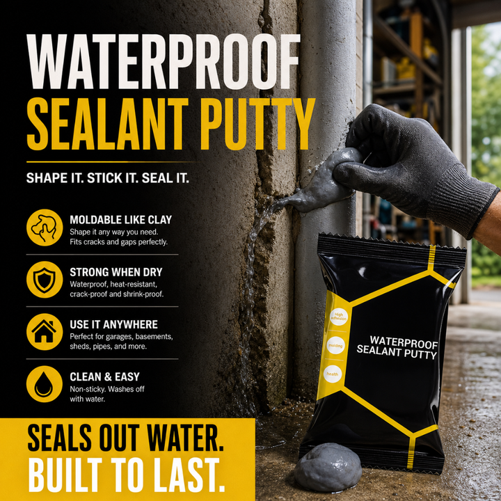 Waterproof Sealant Putty, Moldable Home Gap &amp; Leak Repair Sealing Clay