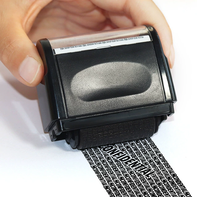 Privacy Roller Stamp – Covers Bold Text, Dries in Seconds