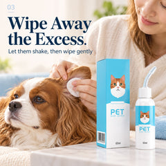 4 fl oz  Ear Cleaner for Dogs &amp; Cats – Gentle Itch Relief &amp; Odor Control