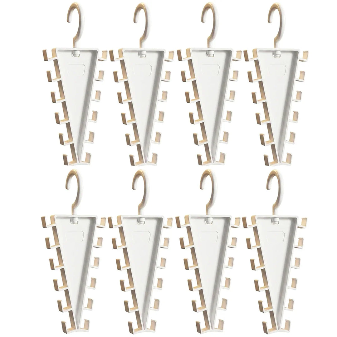 2-Pack V-Shape 12-Hook Closet Hanger Organizer