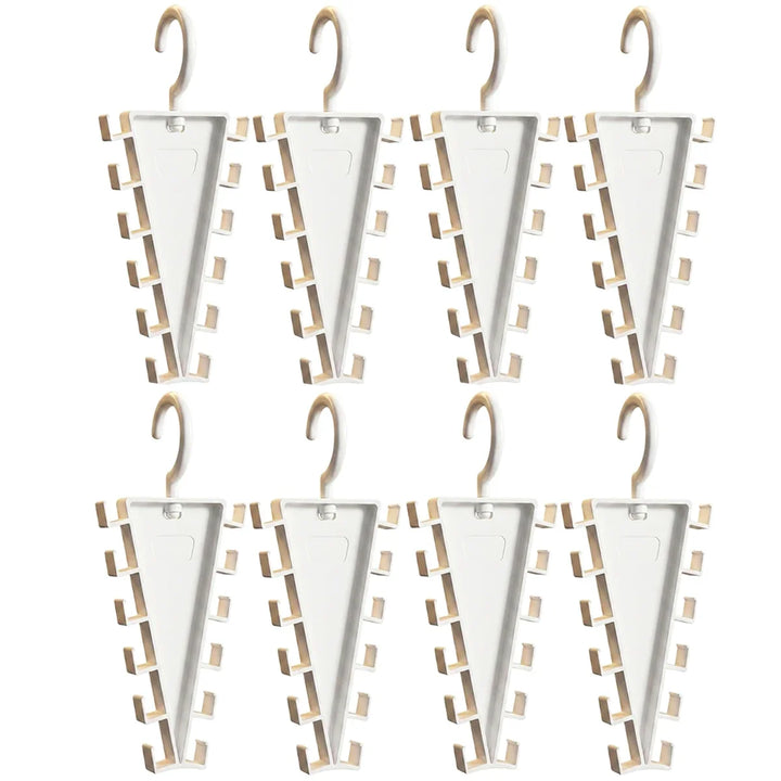 2-Pack V-Shape 12-Hook Closet Hanger Organizer