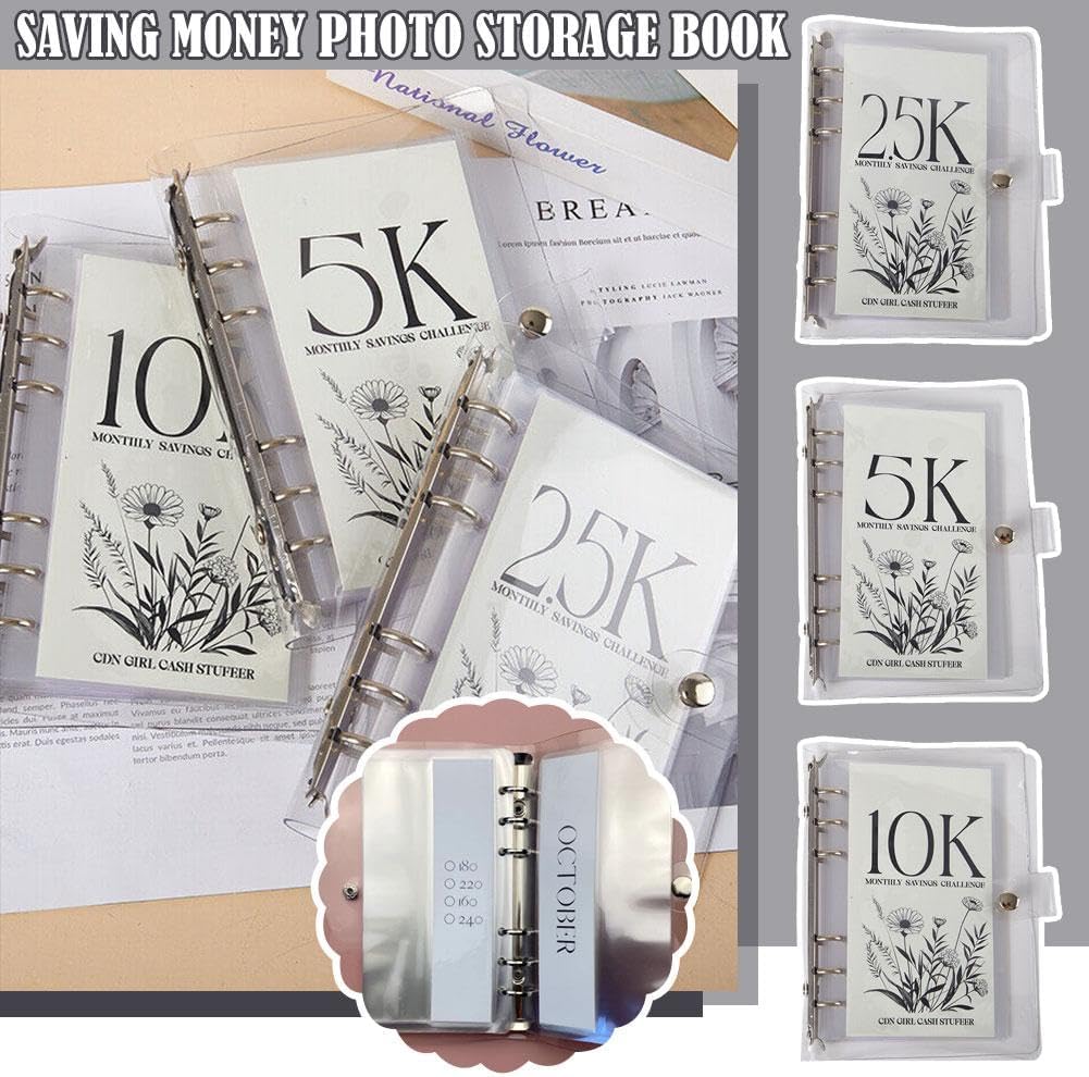 12-Month Envelopes Money-Saving Challenges Binder