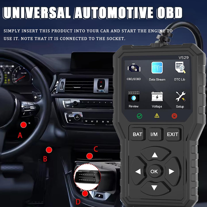 Velloraco™ Professional Plug-and-Play Engine Fault Code Scanner
