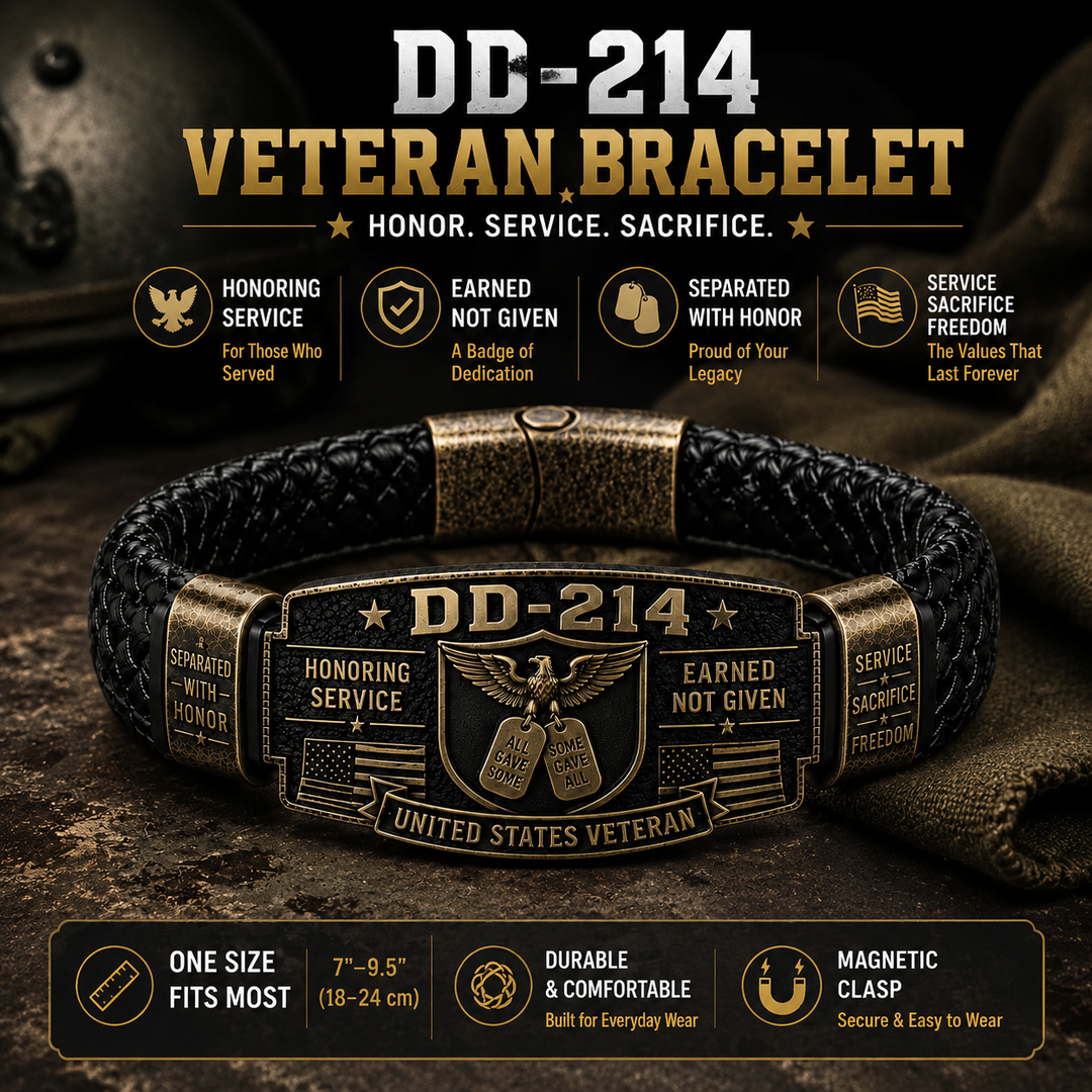 DD-214 Veteran Honor Bracelet