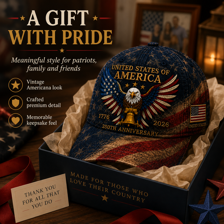 🇺🇸 250th Anniversary American Eagle Baseball Cap