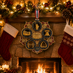 🇺🇸✨ America 250th Anniversary Commemorative Christmas Ornament