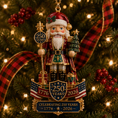 🎄 Nutcracker-themed Christmas Tree Ornament – Limited Anniversary Edition