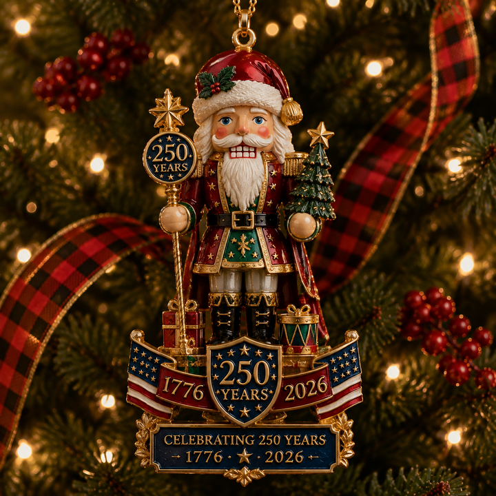🎄 Nutcracker-themed Christmas Tree Ornament – Limited Anniversary Edition