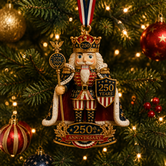 🎄 Nutcracker-themed Christmas Tree Ornament – Limited Anniversary Edition