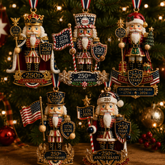 🎄 Nutcracker-themed Christmas Tree Ornament – Limited Anniversary Edition