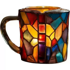 Book-Shaped Glass Coffee Mug - 4 Styles, Borosilicate Book Mug