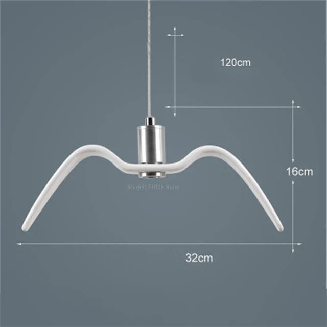 BeakBrilliance - Design Bird Lamp for Unique Interiors - White B1