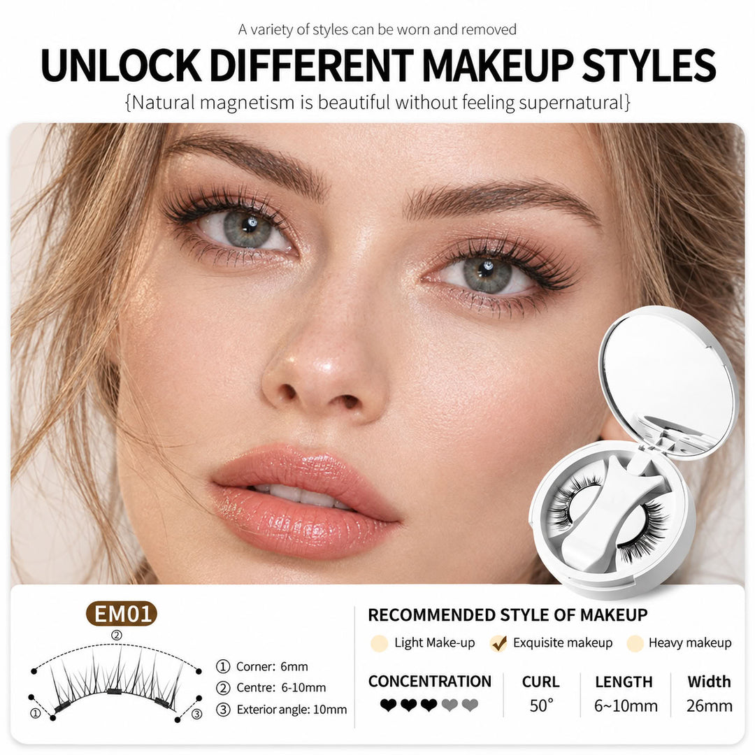 Magnetic Eyelashes - Reusable False Lashes