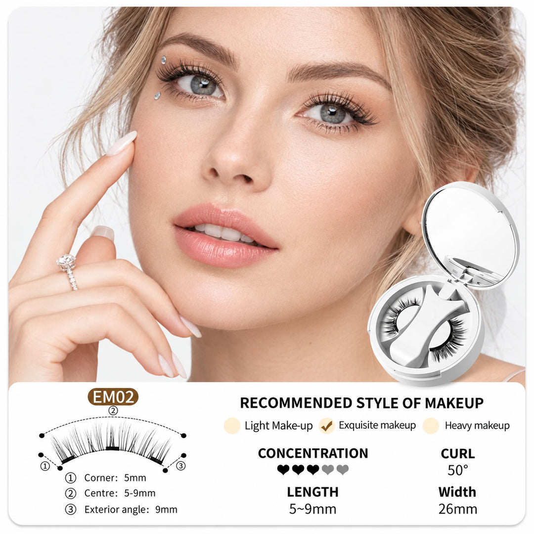 Magnetic Eyelashes - Reusable False Lashes