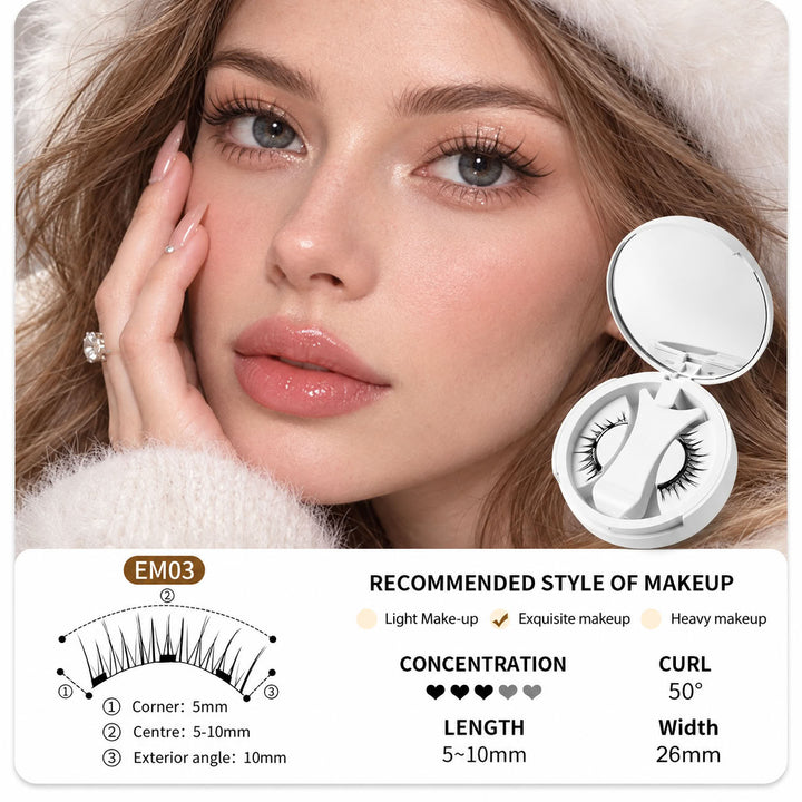 Magnetic Eyelashes - Reusable False Lashes