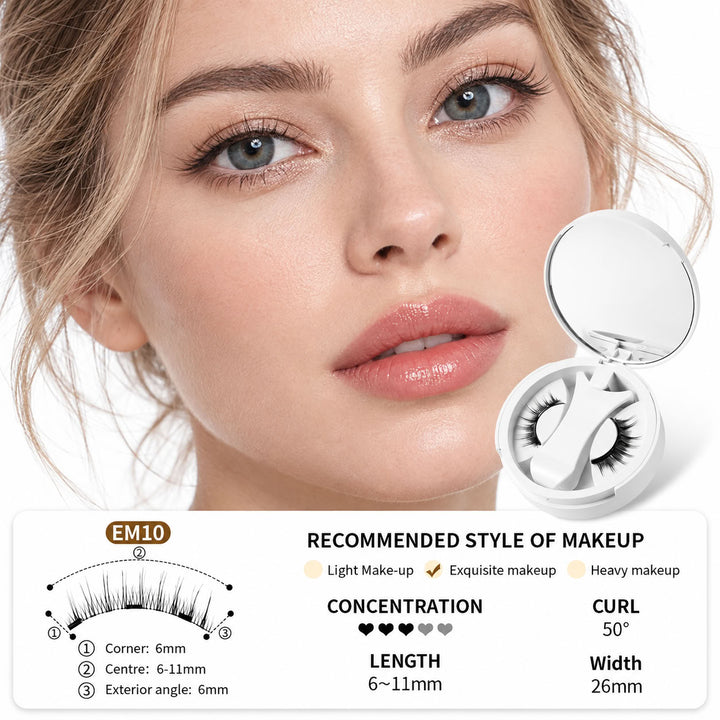 Magnetic Eyelashes - Reusable False Lashes