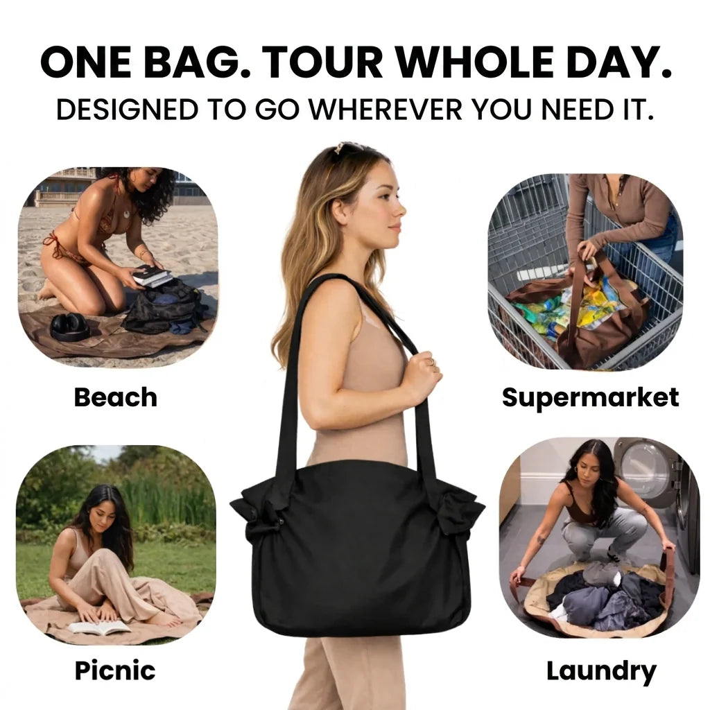 3-in-1 Versatile Smart Travel Bag – Convertible Backpack, Handbag &amp; Shoulder Bag