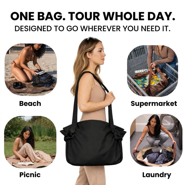 3-in-1 Versatile Smart Travel Bag – Convertible Backpack, Handbag &amp; Shoulder Bag