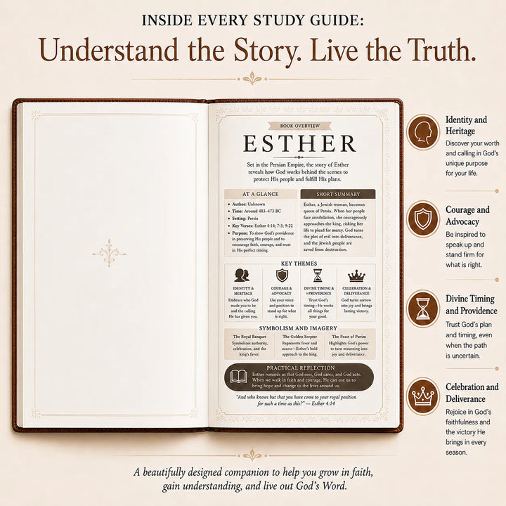 A5 Bible Study Journal — Daily Devotional &amp; Prayer Guide