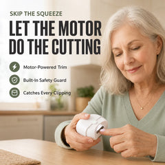 Electric Nail Clipper for Adults — Cut &amp; Polish in One Tool