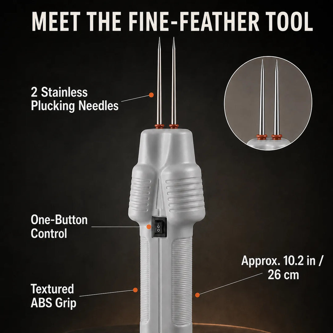 Handheld Electric Poultry Plucker — Faster Than Hand-Picking