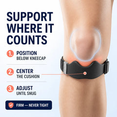 Air Cushion Patellar Tendon Strap - 3D Knee Support Band