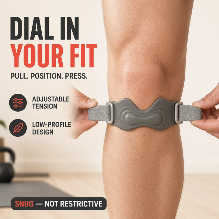 Air Cushion Patellar Tendon Strap - 3D Knee Support Band