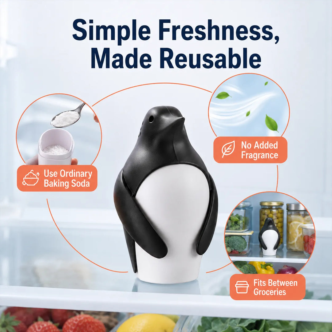 Reusable fragrance-free refrigerator deodorizer benefits