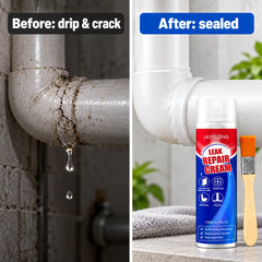 Leak Repair Cream with Brush — Waterproof Sealant for Cracks &amp; Leaks