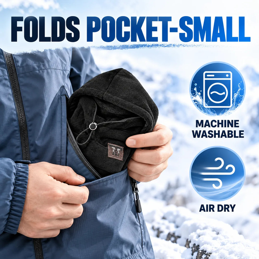 Windproof Winter Cycling Balaclava | 3-in-1 Thermal Face Mask for Helmets