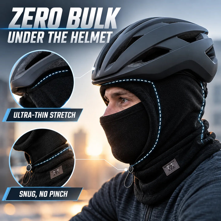 Windproof Winter Cycling Balaclava | 3-in-1 Thermal Face Mask for Helmets