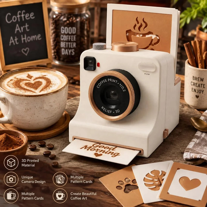 Velloraco lxa283-3d-printed-latte-art-camera-stencil image 4