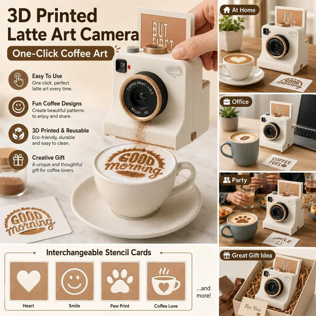 Velloraco lxa283-3d-printed-latte-art-camera-stencil image 6