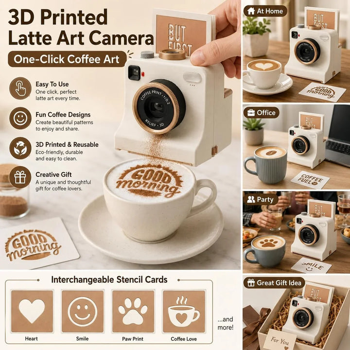Velloraco lxa283-3d-printed-latte-art-camera-stencil image 6