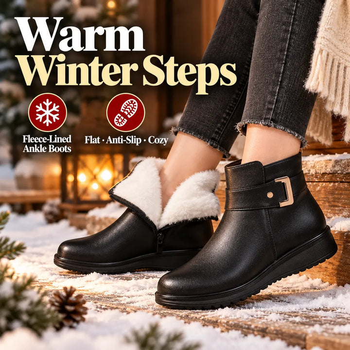 Velloraco lxa292 fleece-lined winter ankle boots image 1