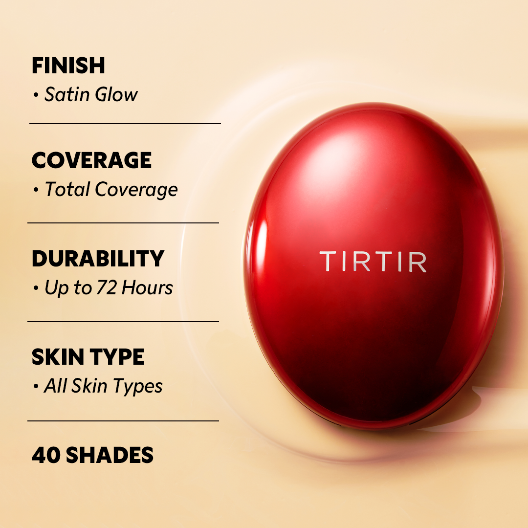 Mask Fit Red Cushion Foundation - Full Coverage Satin Glow