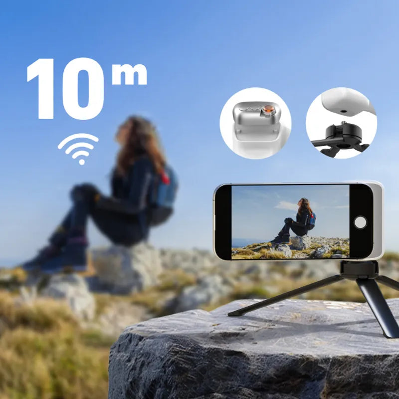 Magnetic Phone Camera Grip with Fill Light – Ergonomic Photo Grip