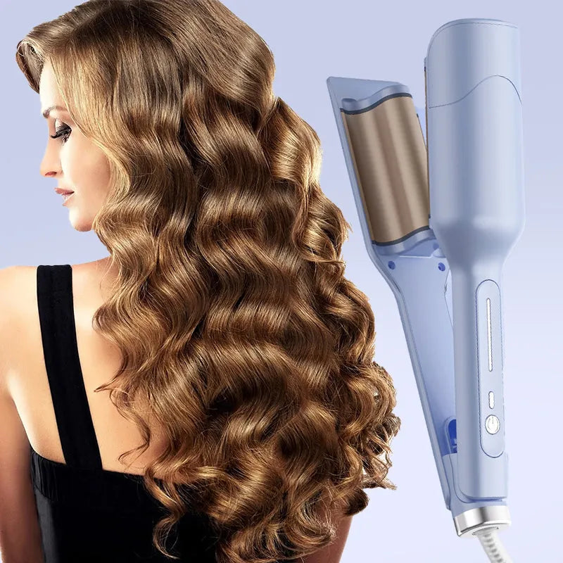28mm Hair Crimper &amp; Curling Wand with Ionic Technology