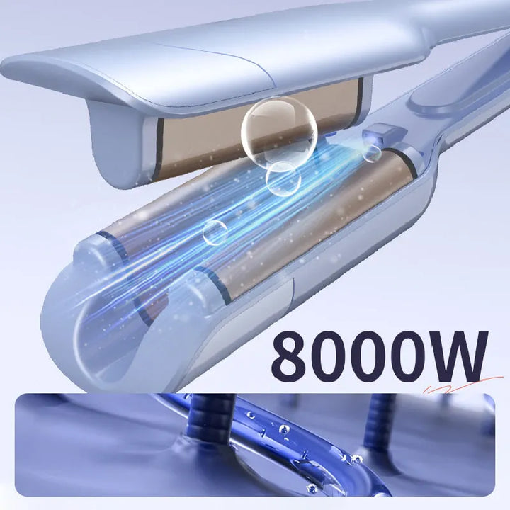 28mm Hair Crimper &amp; Curling Wand with Ionic Technology