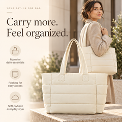 LXA375 puffer tote product image 1