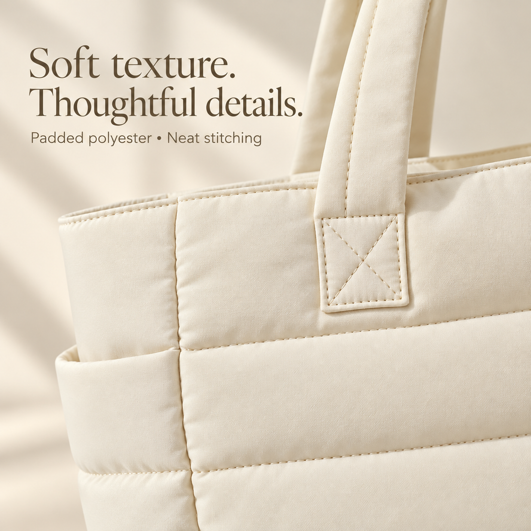 LXA375 puffer tote product image 5