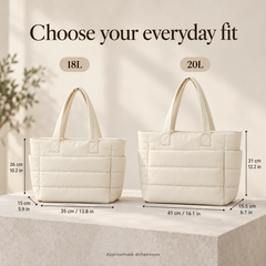 LXA375 puffer tote product image 6