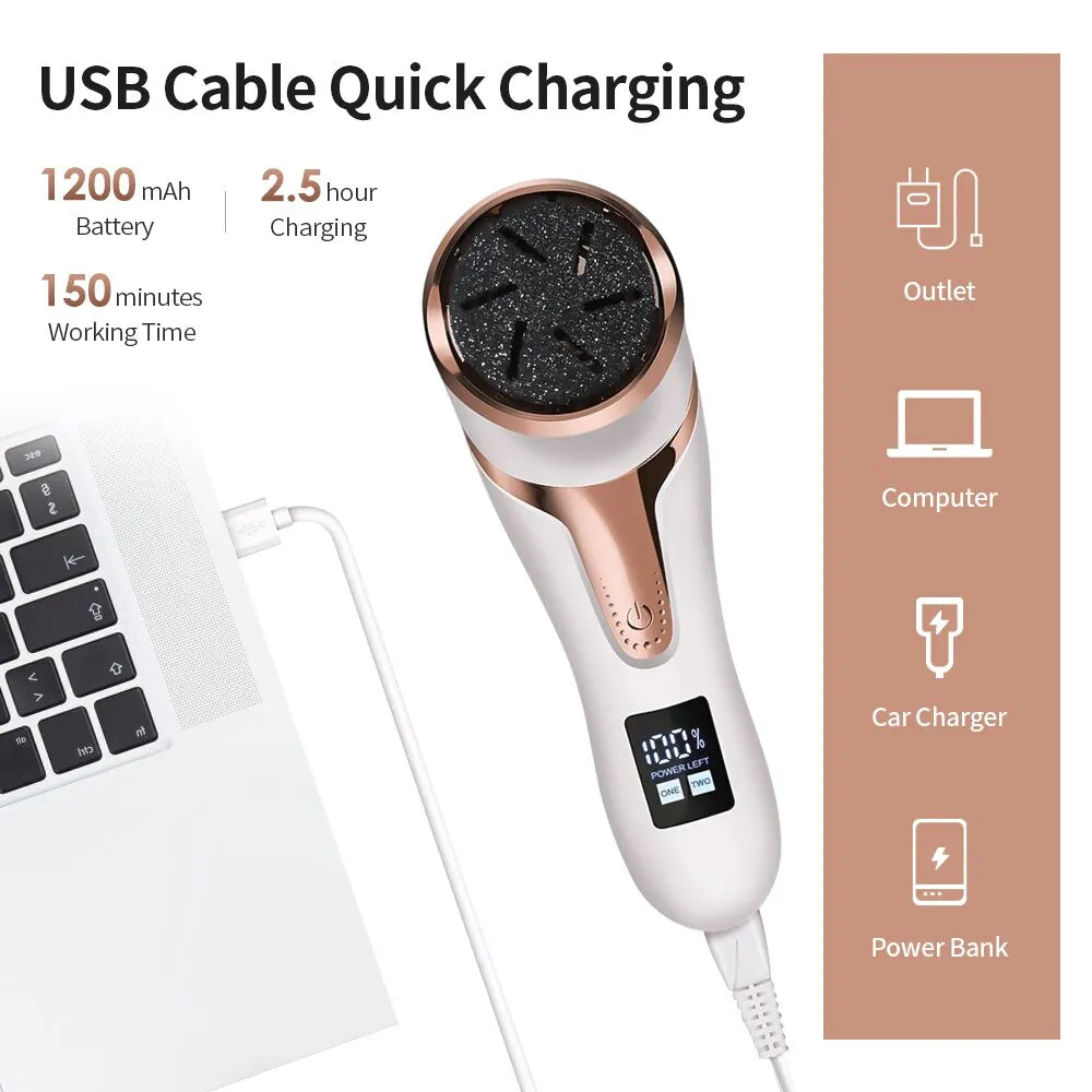 Rechargeable Care Device for Callus