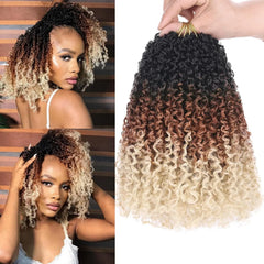 Crochet Curly Hair – 100% Human Hair Pre-Looped, Kinky Coily