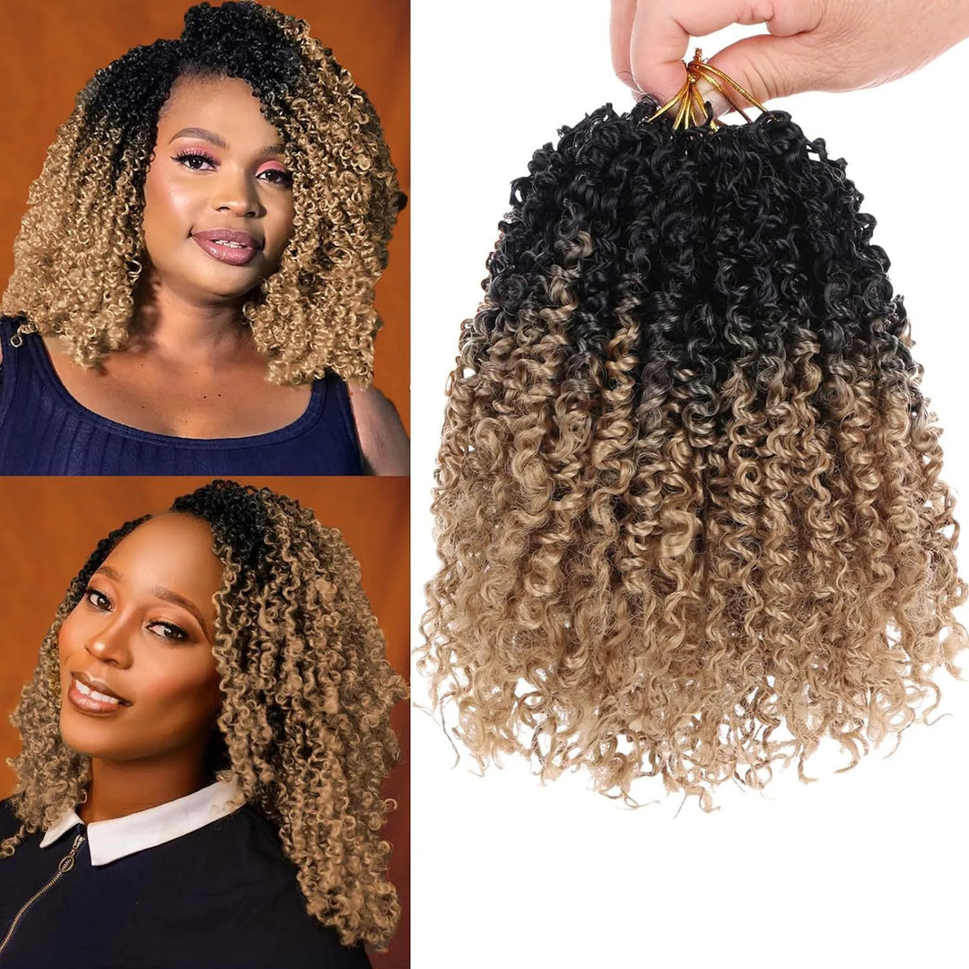 Crochet Curly Hair – 100% Human Hair Pre-Looped, Kinky Coily