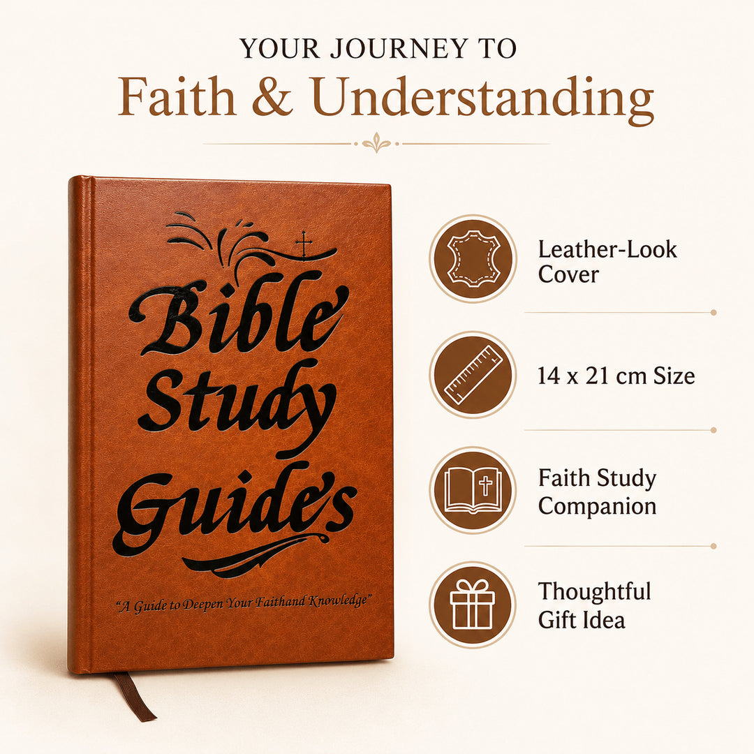 A5 Bible Study Journal — Daily Devotional &amp; Prayer Guide