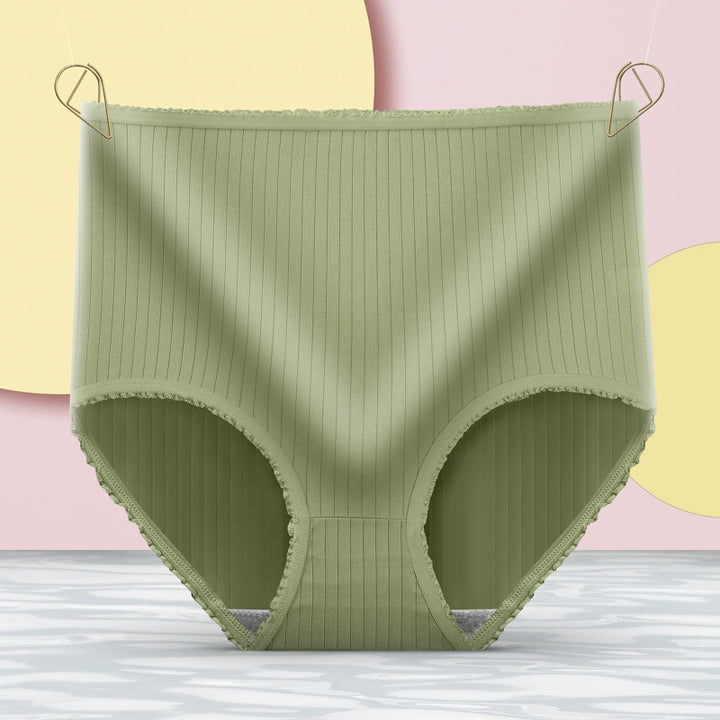 Buy 3 Get 3 Free Pack Plus-Size High-Waist Seamless-Trim Panties for Everyday Ease