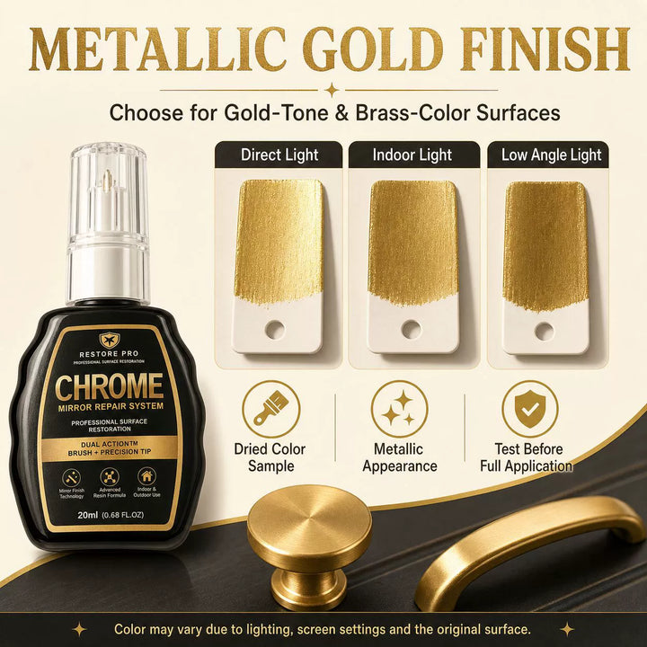 Chrome Restoration Pen – Dual-Tip Scratch &amp; Tarnish Repair for Cars