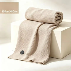 Heated Wearable Blanket with 3 Heat Settings – Hands-Free USB Warmth